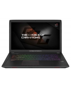 Лаптоп, Asus GL753VE-GC070T, Intel Core i7-7700HQ (up to 3.8GHz, 6MB), 17.3" FullHD (1920x1080) IPS AG