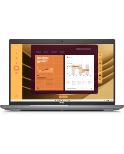 Лаптоп Dell - Latitude 5550, 15.6'', FHD, Ultra 5, 16GB/512GB, UBU, сив