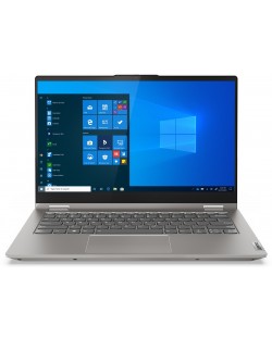 Лаптоп Lenovo - ThinkBook 14s Yoga G3 IRU, 14'', FHD, i7, Touch, сив