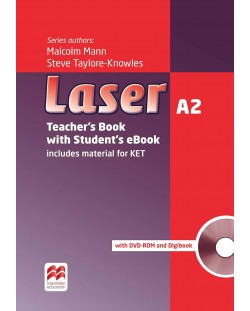 Laser 3rd Edition Level А2: Teacher's Book + DVD / Английски език - ниво А2: Книга за учителя + DVD