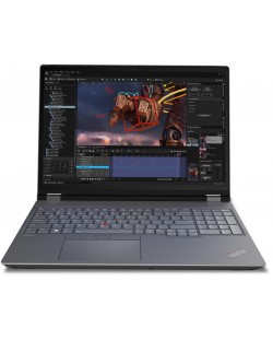 Лаптоп Lenovo - ThinkPad P16 G2, 16'', WQXGA, i9-13980HX, сив