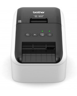 Етикетен принтер Brother - QL800, черен/сив