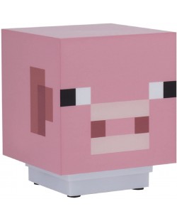 Лампа Paladone Games: Minecraft - Pig (with Sound)