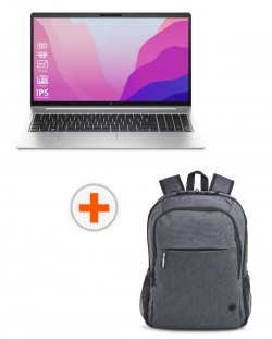 Лаптоп HP - ProBook 450 G10, 15.6", i7 + Раница  HP Prelude Pro Recycled, 15.6"