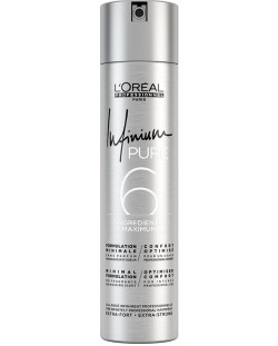 L'Oréal Professionnel Infinium Лак за коса Pure, Extra Strong, 300 ml