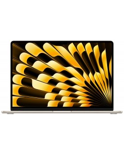 Лаптоп Apple - MacBook Air 15, 15.3'', М3 8/10, 16GB/512GB, златист