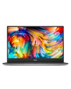 Лаптоп, Dell XPS 13 9360 Ultrabook, Intel Core i5-7200U (up to 3.10GHz, 3MB), 13.3" QHD+ (3200x1800) InfinityEdge Touch Glare, HD Cam, 8GB 1866MHz LPDDR3, 256GB SSD