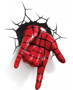 Лампа 3DLightFX Marvel: Spider-man - Hand