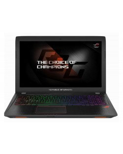 Лаптоп, Asus GL553VE-FY052T,Intel Core i7-7700HQ (up to 3.8GHz, 6MB), 15.6" FullHD (1920x1080) IPS AG