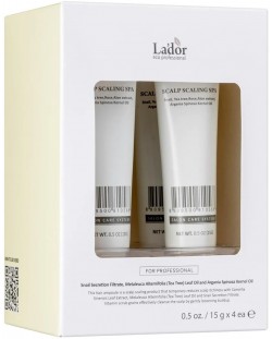 La'dor Ампула-скраб за коса Scalp Scaling Spa, 4 x 15 g