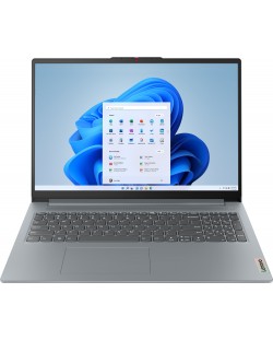Лаптоп Lenovo - IdeaPad Slim 3, 15.6", FHD, R7, 16GB, 512GB, сив