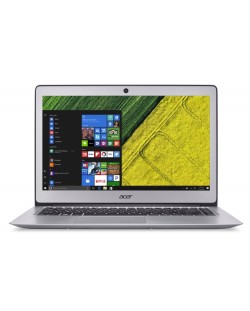 Лаптоп, Acer Aspire Swift 3 Ultrabook, Intel Core i3-6006U (2.30GHz, 3MB), 14.0" HD (1366x768) Anti-Glare, HD Cam, 4GB DDR4, 128GB SSD