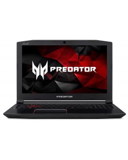 Лаптоп, Acer Predator Helios 300, Intel Core i7-7700HQ (up to 3.80GHz, 6MB), 15.6" FullHD (1920x1080)