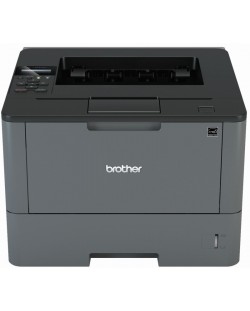 Принтер Brother - HLL5000D, лазерен, сив