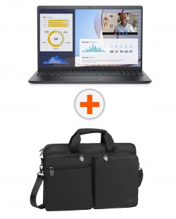 Лаптоп Dell - Vostro 3535, 15.6", Ryzen 7 + Чанта Rivacase 8530, 15.6''