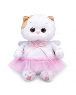 Плюшена играчка Budi Basa - Коте Ли-Ли, бебе с рокличка, 20 cm