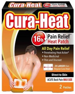 Лепенки при болки в гърба, 2 броя, Cura-Heat