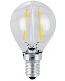 LED крушка Vivalux - GF45, E14, 4W, 4000K, филамент