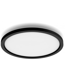 LED плафон Philips - Hue Aurelle RD, IP20, 24.5W, dimmer, черен