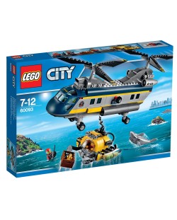 Конструктор Lego City - Хеликоптер - Морско дъно (60093)