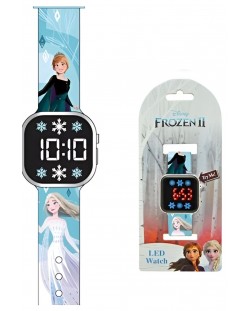 LED часовник Kids Euroswan - Frozen, Elsa and Anna