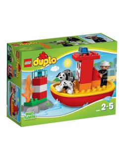 Конструктор Lego Duplo - Пожарникарска лодка (10591)