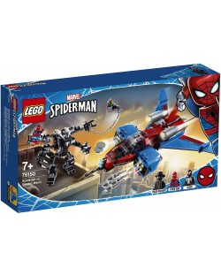 Конструктор Lego Marvel Super Heroes - Spiderjet vs. Venom Mech (76150)