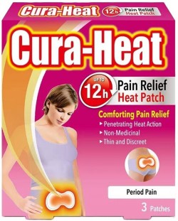 Лепенки при менструални болки, 3 броя, Cura-Heat