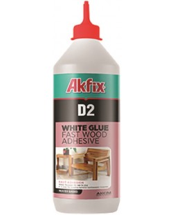 Лепило за дърво Akfix - PVA, D2, 500 g, бяло