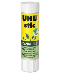 Лепило стик UHU - ReNature, 8.2 g
