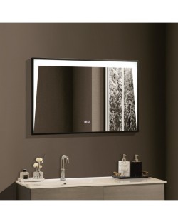 LED Огледало за стена Inter Ceramic - ICL 1818, 60 x 90 cm, черно