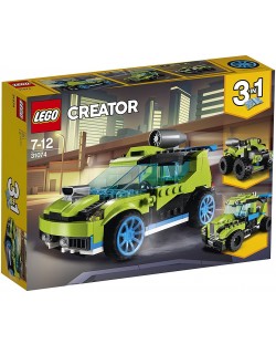 Конструктор Lego Creator - Ракетна кола за рали (31074)
