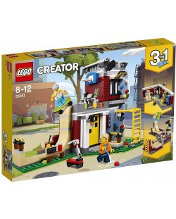 Конструктор Lego Creator - Модулна къща за скейтборд (31081)