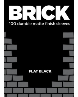 Legion Standard Size "Brick Sleeves" - Flat Black (100)
