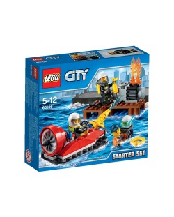 Конструктор Lego City - Начален комплект за пожарна станция (60106)