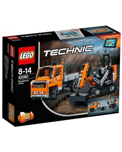 Конструктор Lego Technic - Екип за пътни ремонти (42060)