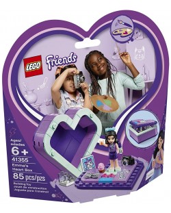 Конструктор Lego Friends - Кутията с форма на сърце на Emma (41355)