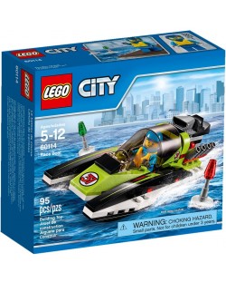 Конструктор Lego City - Състезателна лодка (60114)