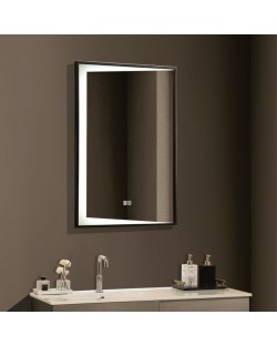 LED Огледало за стена Inter Ceramic - ICL 1817, 60 x 90 cm, черно