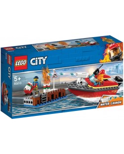 Конструктор Lego City - Пожар на доковете (60213)