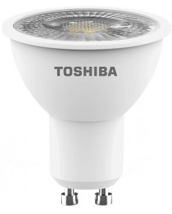 LED крушка за луна Toshiba - GU10, 5.5=63W, 450 lm, 3000K