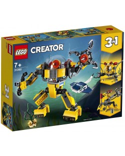 Конструктор LEGO Creator 3 в 1 - Подводен робот (31090)