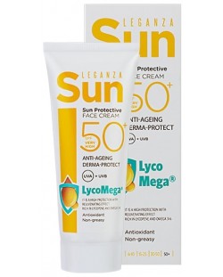 Leganza Слънцезащитен крем за лице, SPF50+, 75 ml