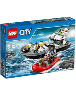 Конструктор Lego City - Полицейска патрулна моторница (60129)