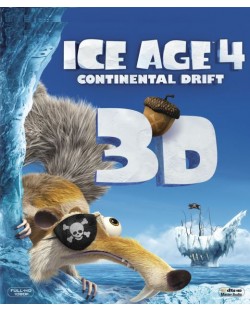 Ледена епоха 4: Континентален дрейф 3D (Blu-Ray)