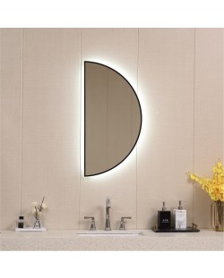 LED Огледало за стена Inter Ceramic - ICL 1853, 40 x 80 cm, черно