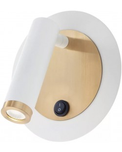 LED Аплик с ключ Smarter - Closer 01-3089, IP20, 240V, 6W, бял мат