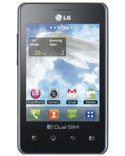 LG Optimus L3 Dual - черен