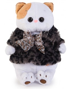 Плюшена играчка Budi Basa - Коте Ли-Ли, с пухено палто, 27 cm