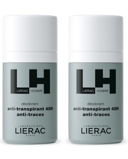 Lierac Homme Комплект - Рол-он дезодорант 48H, 2 x 50 ml